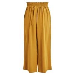 Pantalon loose fit moutarde