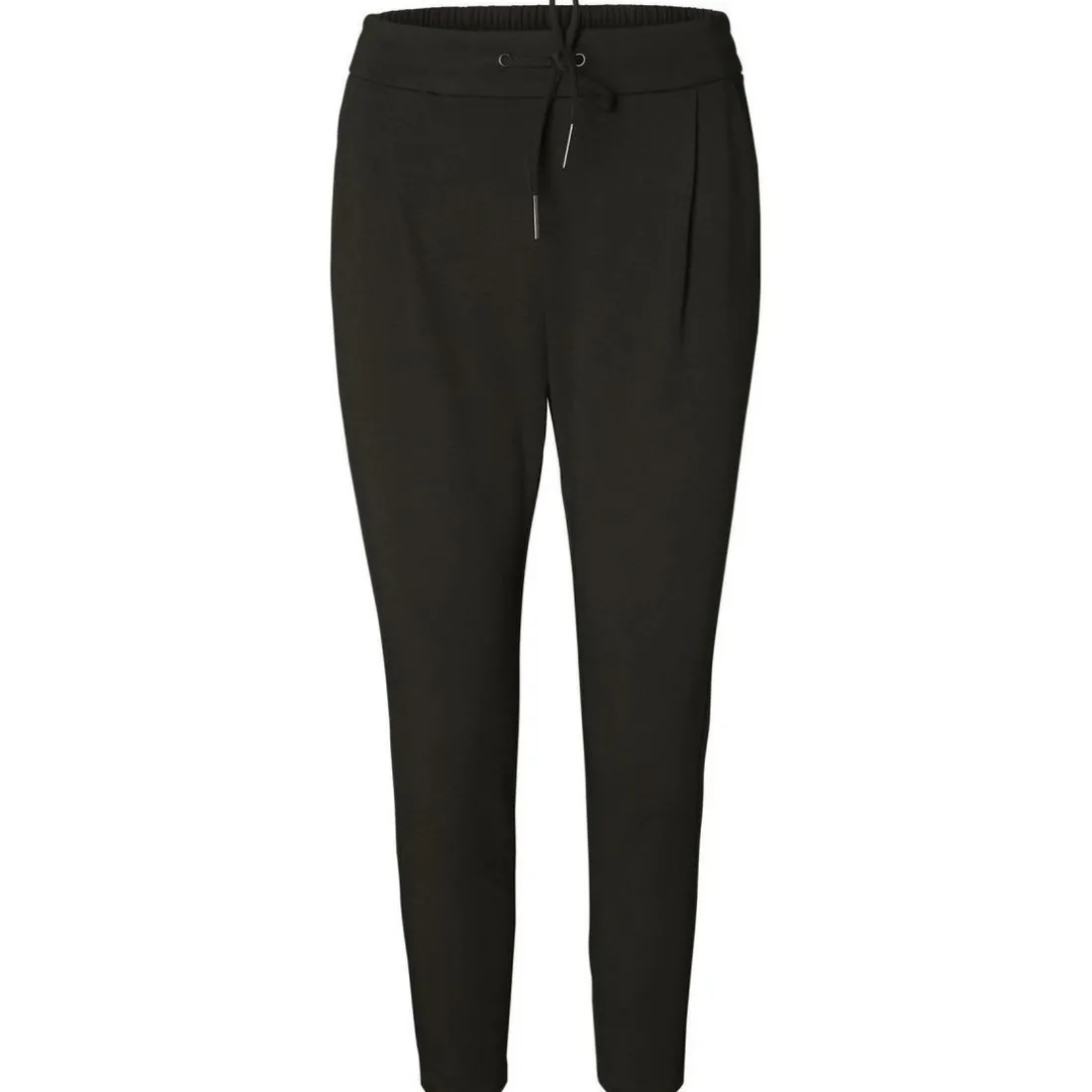 Pantalon Loose Fit Taille moyenne vert en viscose Maia
