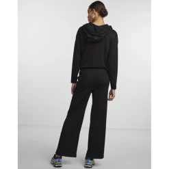 Pantalon loose fit taille élastiquée noir Wren