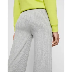 Pantalon loose fit taille élastiquée gris