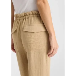Pantalon loose, large CANCUN beige Maya