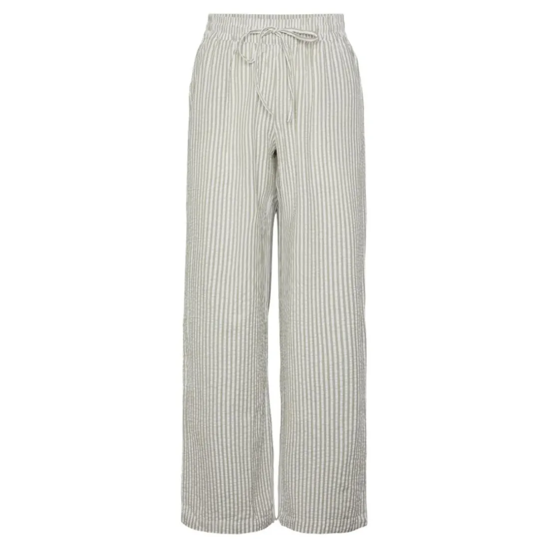 Pantalon loose string en coton Sally beige clair Lyra