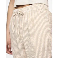 Pantalon loose string en coton Sally beige Quin