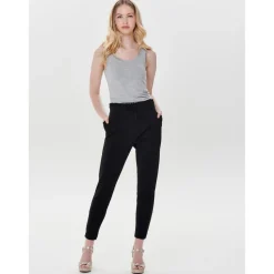 Pantalon noir en viscose Vox