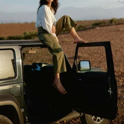 Pantalon PINA kaki en coton