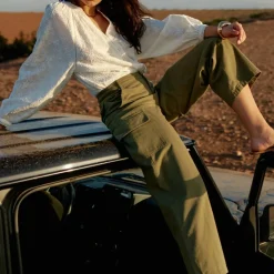 Pantalon PINA kaki en coton