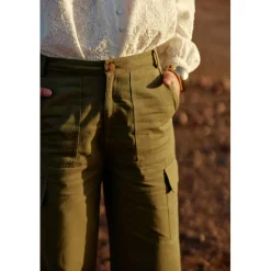 Pantalon PINA kaki en coton