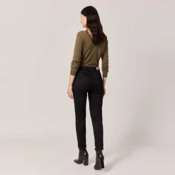 Pantalon power stretch skinny+ noir en coton