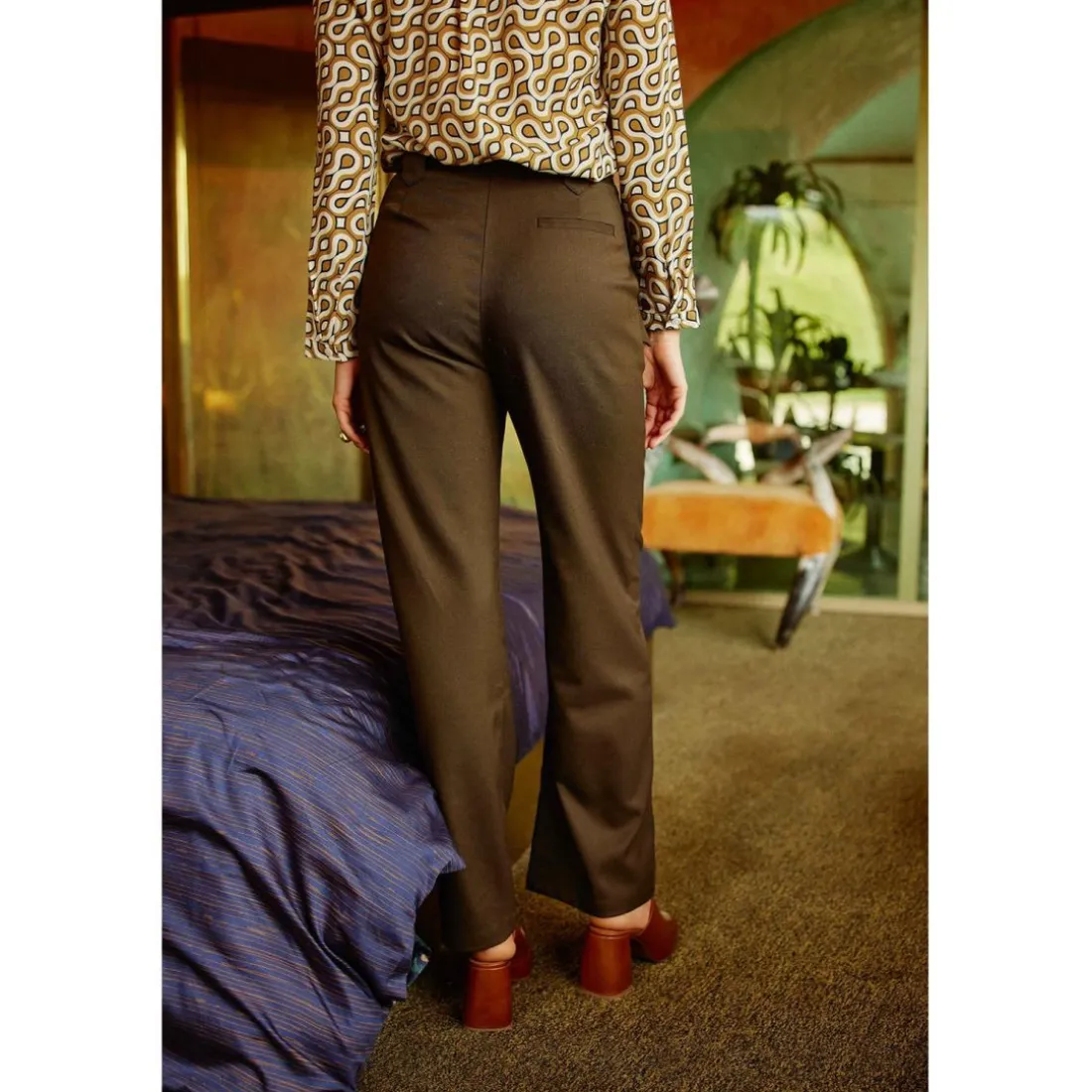 Pantalon RIEL - Kaki