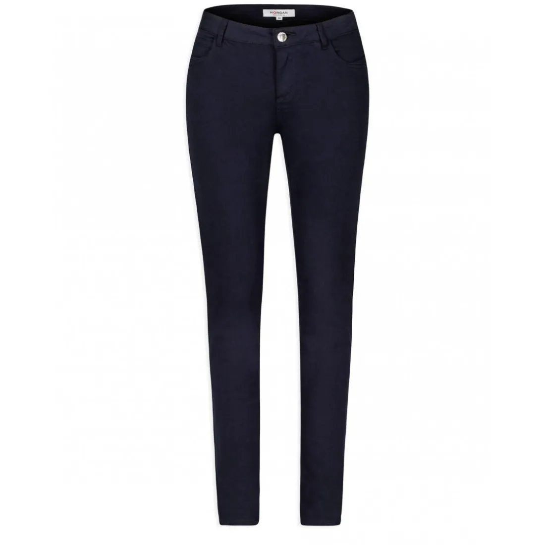 Pantalon skinny marine taille basse