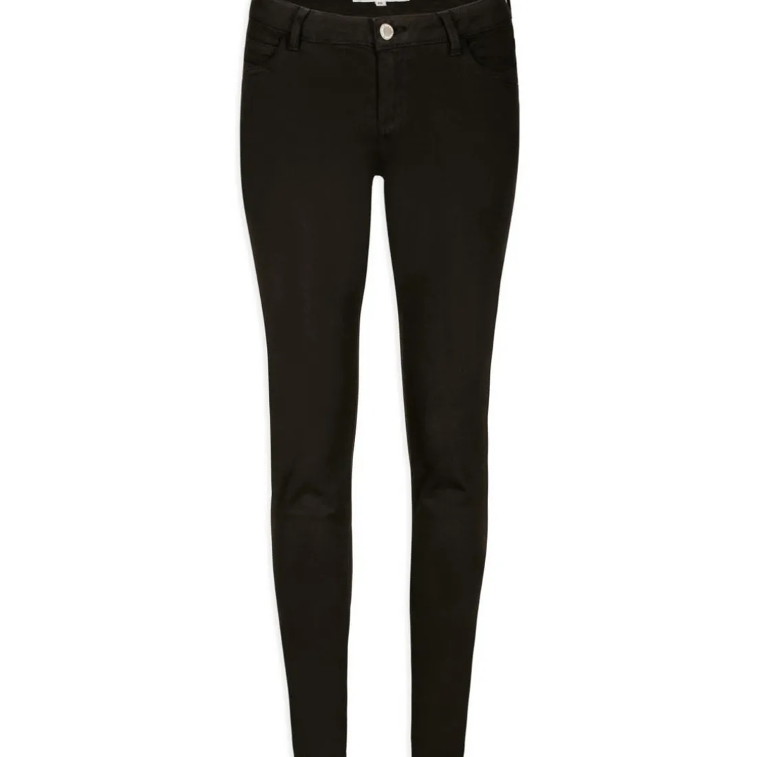 Pantalon skinny taille basse noir