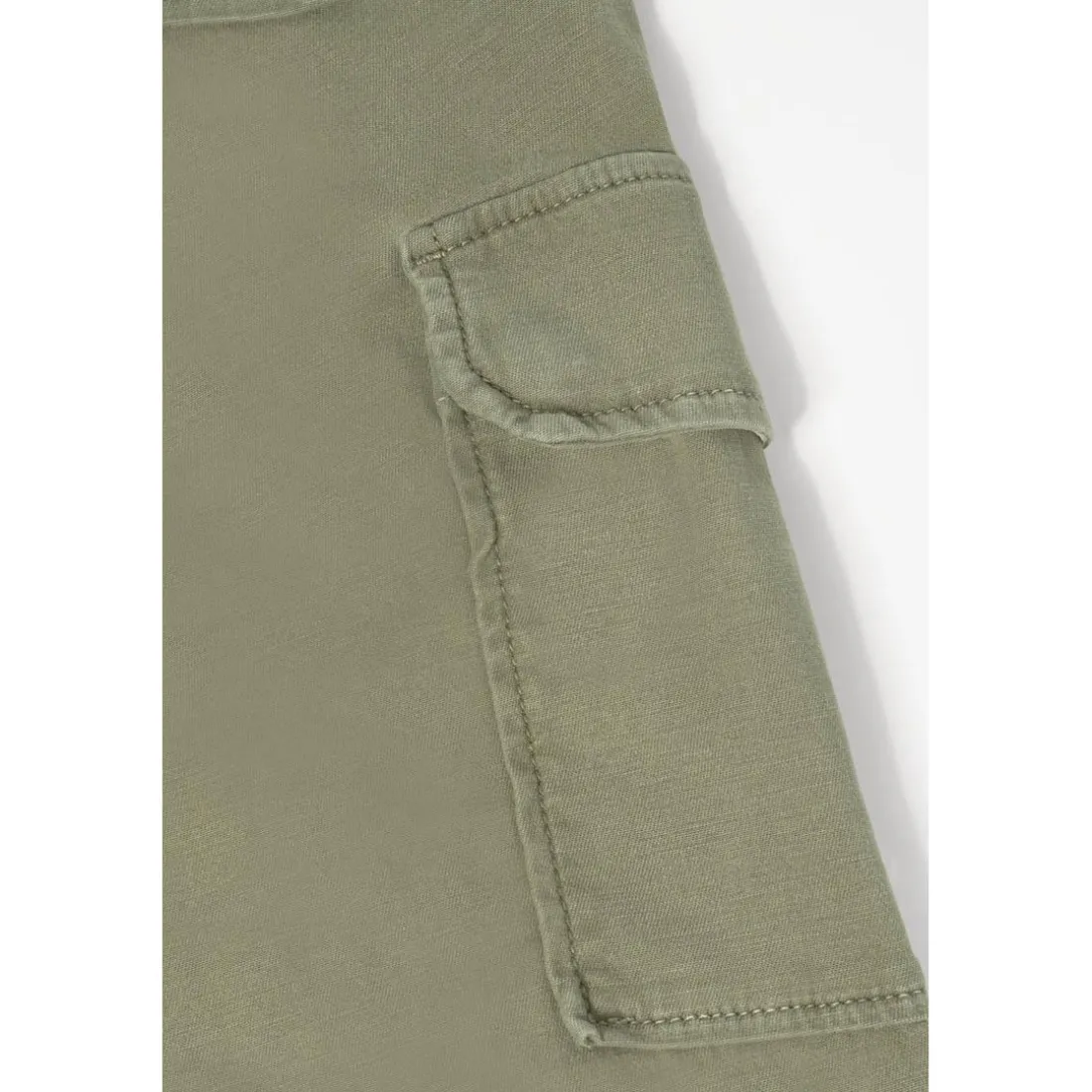 Pantalon slim BALARD vert en coton