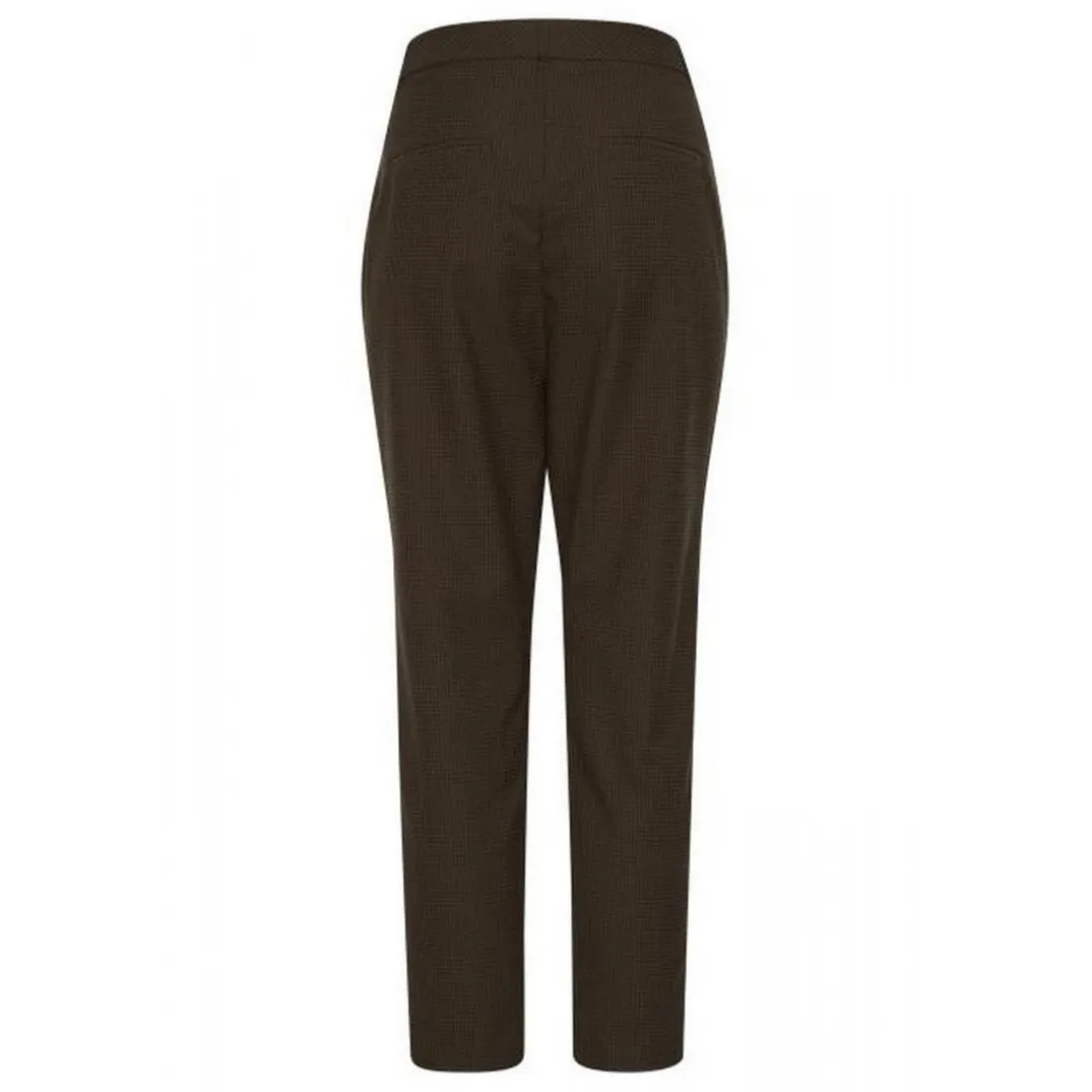 Pantalon slim BYEVI marron foncé