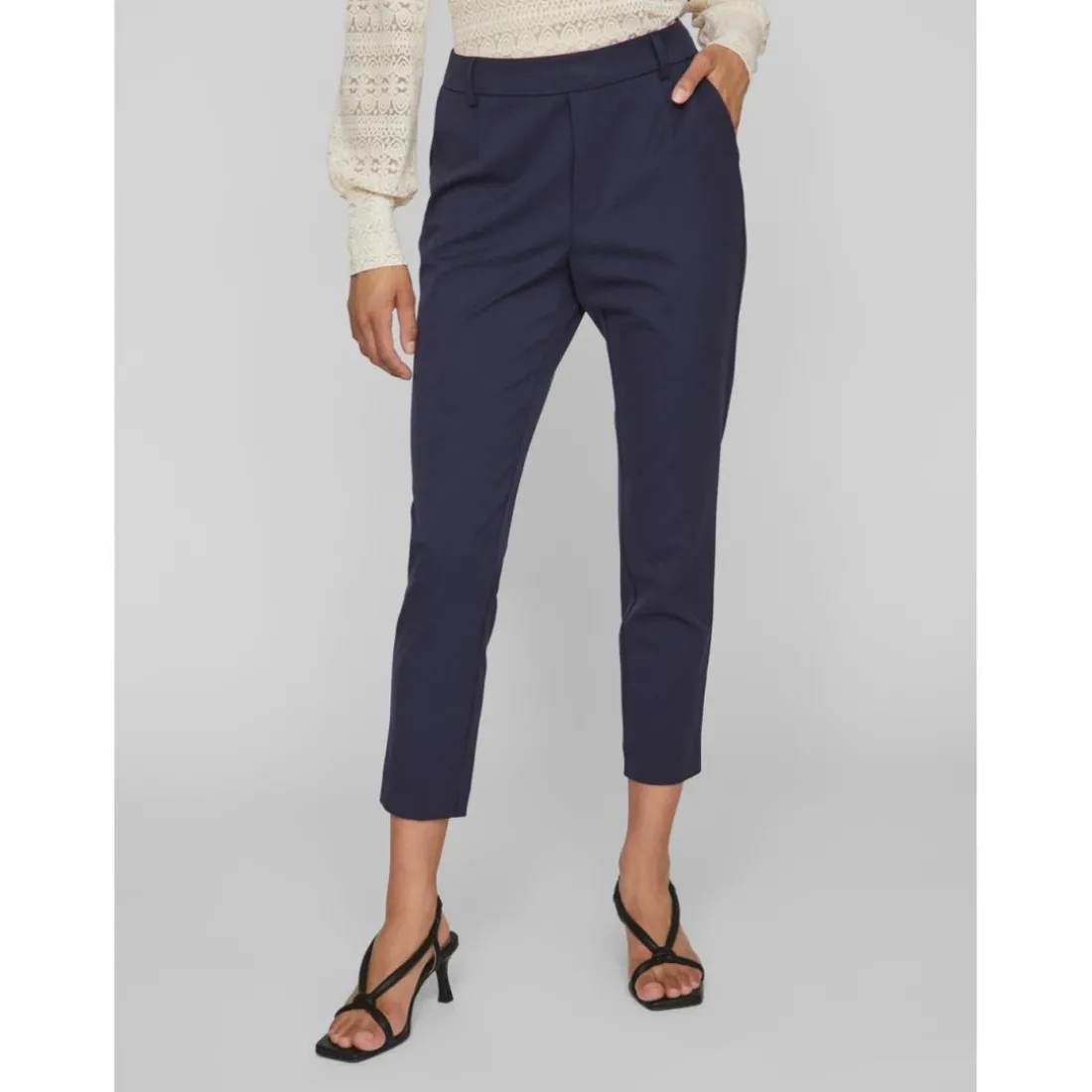 Pantalon slim fit bleu foncé Kali