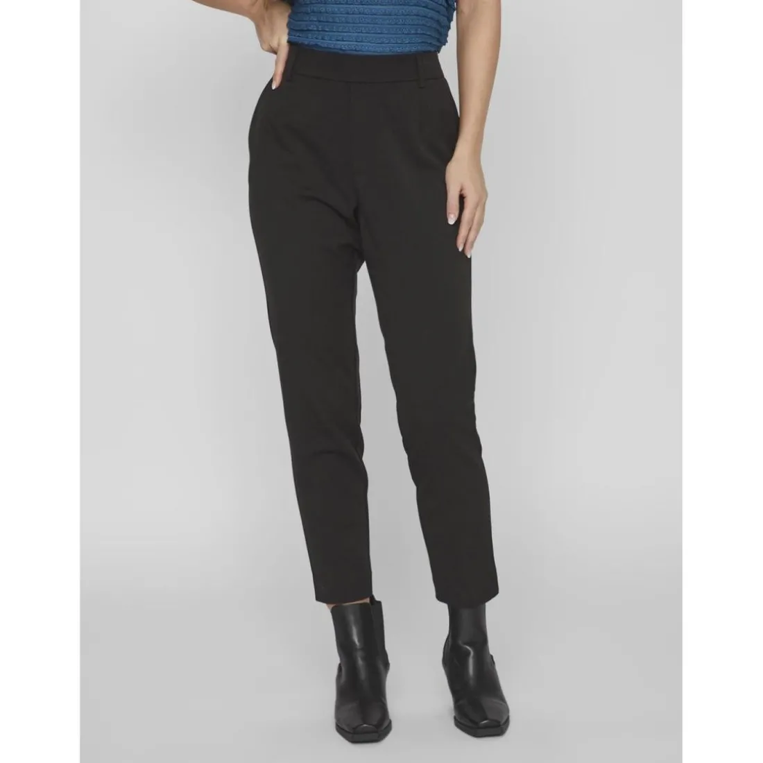 Pantalon slim fit noir