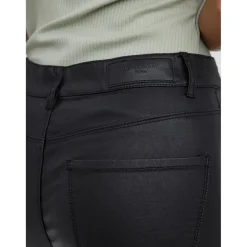 Pantalon slim noir en viscose