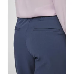 Pantalon slim taille haute Varone bleu Gia