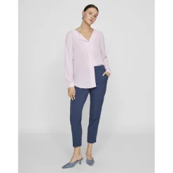 Pantalon slim taille haute Varone bleu Gia