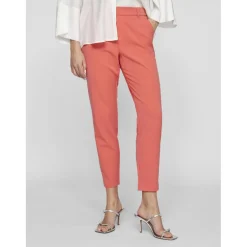 Pantalon slim taille haute Varone rose Agnes