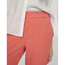 Pantalon slim taille haute Varone rose Agnes