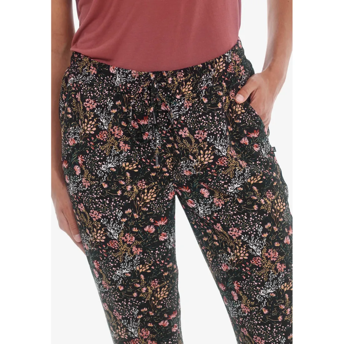Pantalon slim TULIPE noir