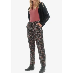 Pantalon slim TULIPE noir