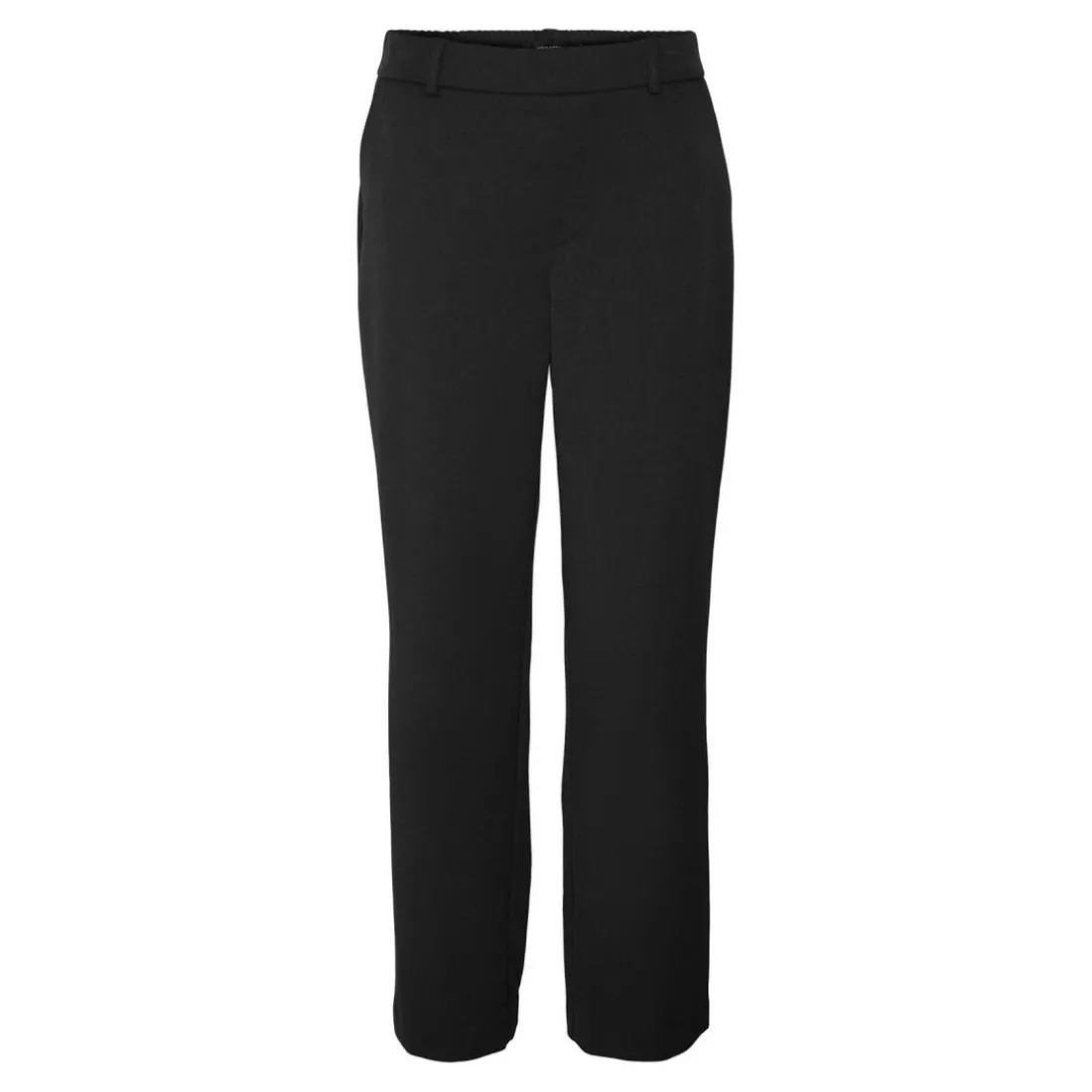 Pantalon Straight Fit Taille moyenne Pleine longueur noir Alia