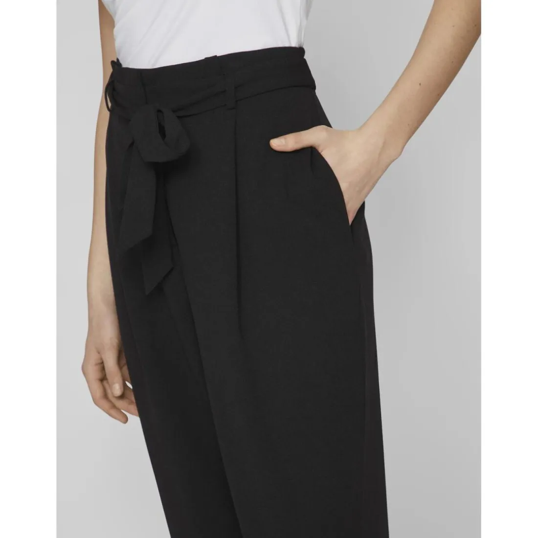 Pantalon taille haute Clava noir Zola