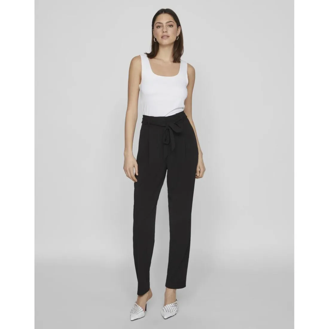 Pantalon taille haute Clava noir Zola