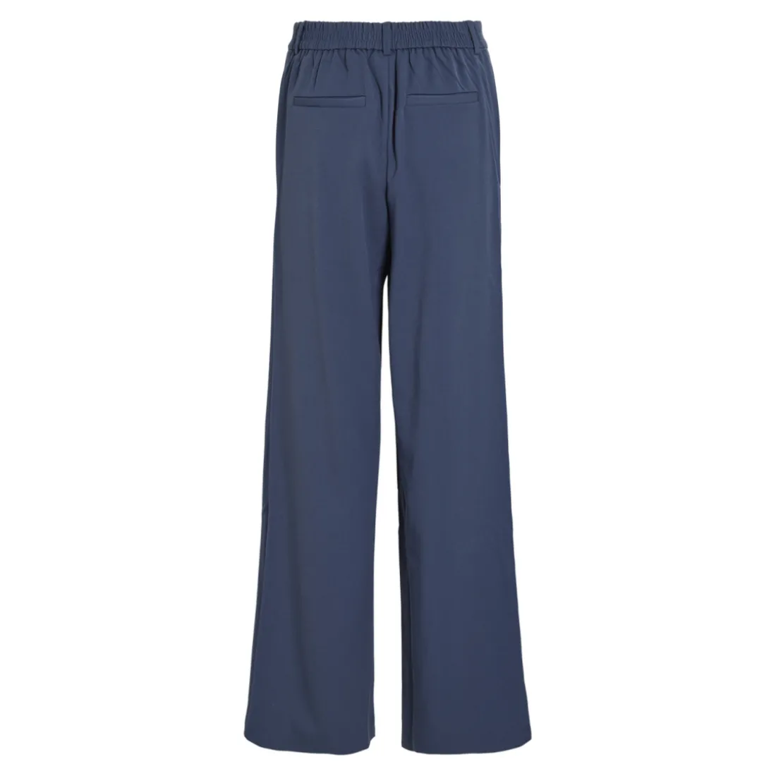 Pantalon taille haute jambe ample Varone bleu Nell