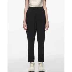 Pantalon tailleur droit noir