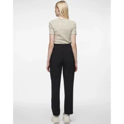 Pantalon tailleur droit noir