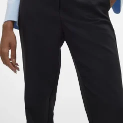 Pantalon tailleur en polyester recyclé Clair noir Rae