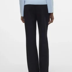 Pantalon tailleur en polyester recyclé Clair noir Rae