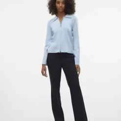 Pantalon tailleur en polyester recyclé Clair noir Rae