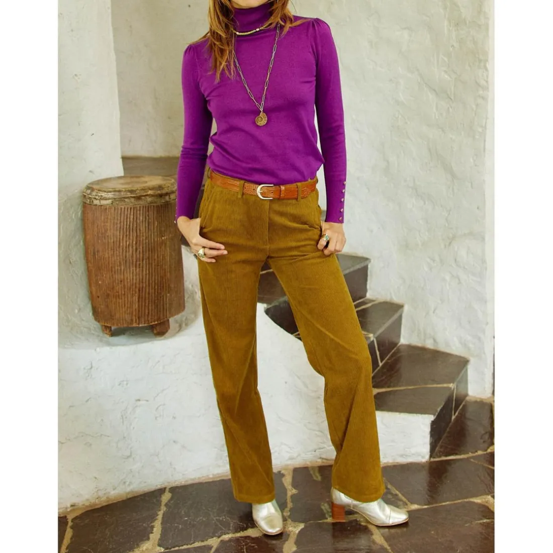 Pantalon UGO - Vert amande