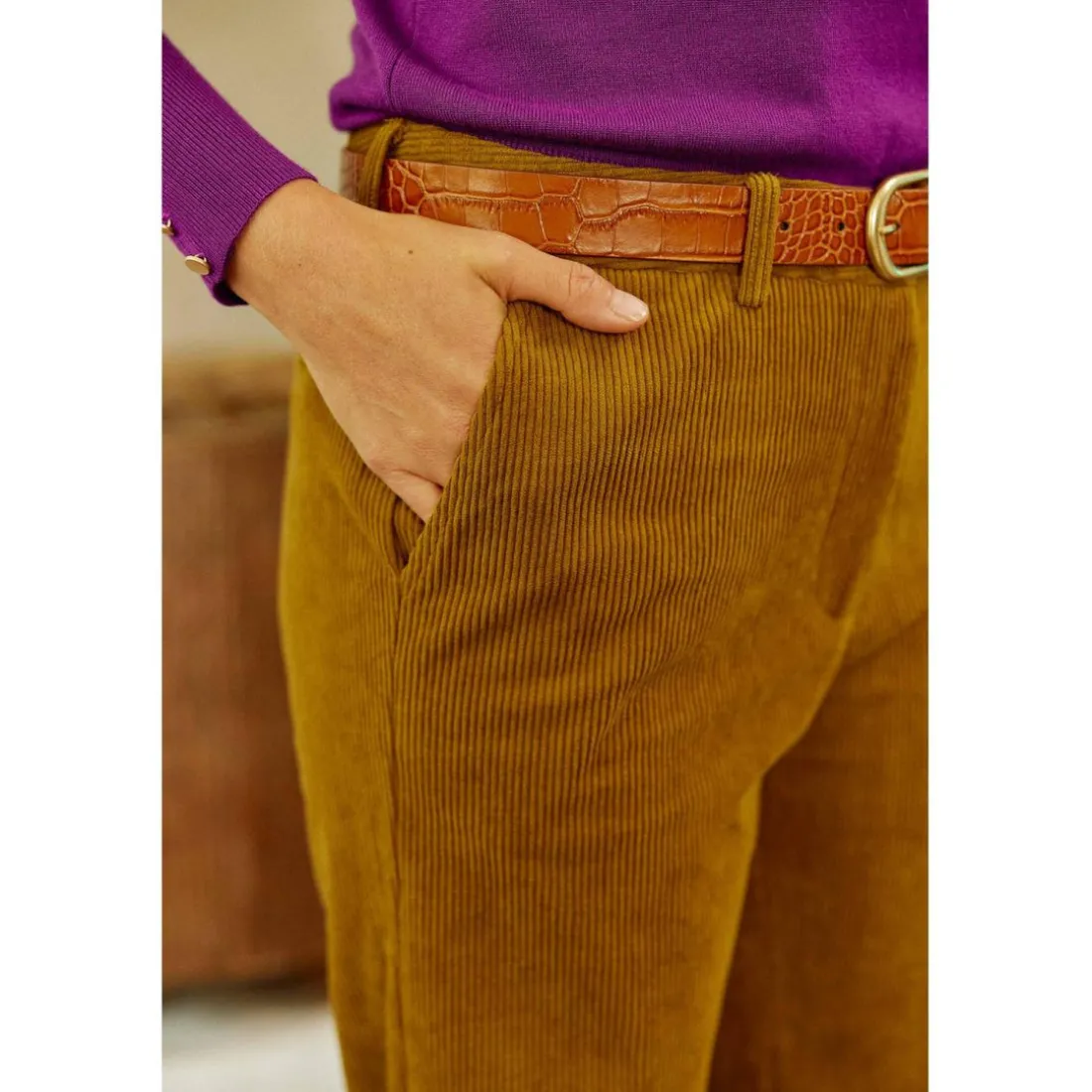 Pantalon UGO - Vert amande