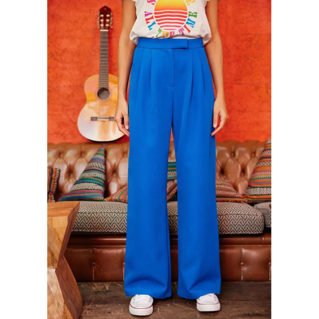 Pantalon ZAULA bleu