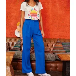 Pantalon ZAULA bleu