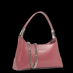 Petit sac à main bois de rose en cuir