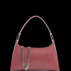 Petit sac à main bois de rose en cuir