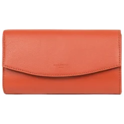 Pochette de soirée - Cuir de vachette - Orange - Confort