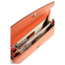 Pochette de soirée - Cuir de vachette - Orange - Confort