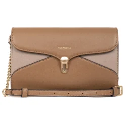 Pochette de soirée MERLINE Écorce/Taupe Pax