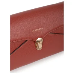 Pochette de soirée MERLINE Brique Pey