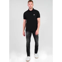 Polo ERADE noir York en coton