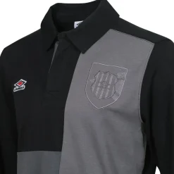 Polo homme noir multi en coton