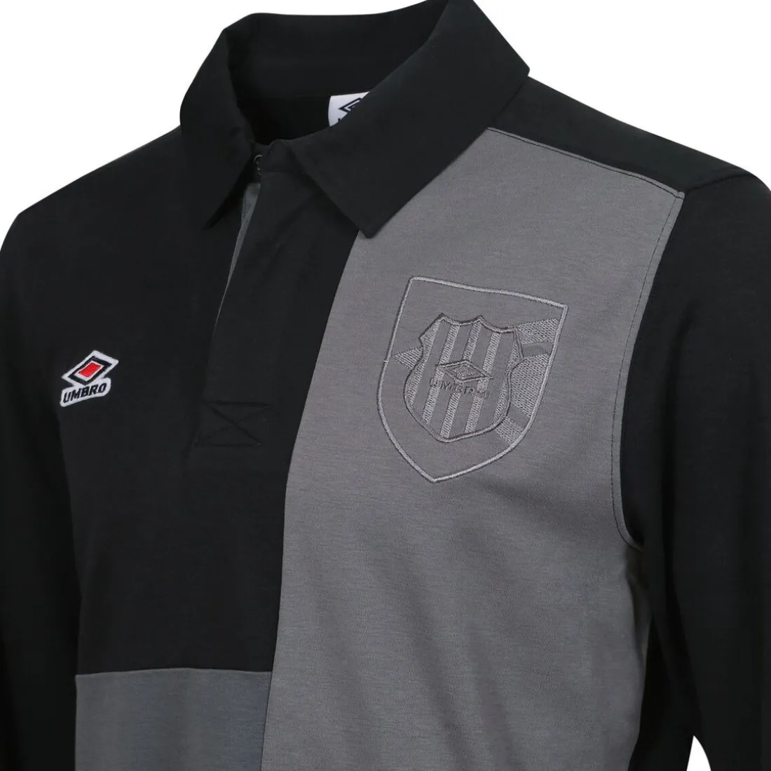 Polo homme noir multi en coton