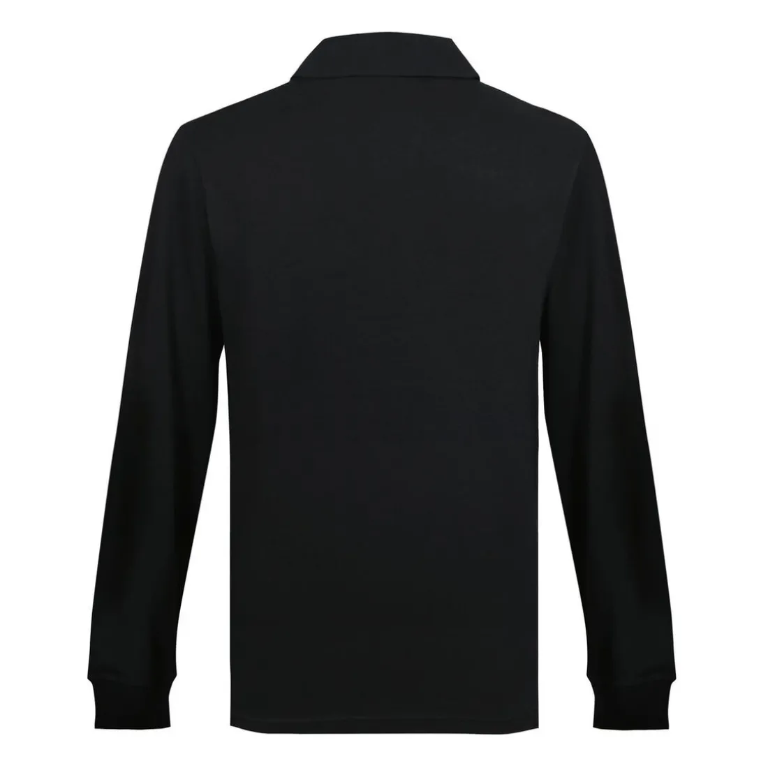 Polo homme noir multi en coton