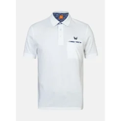 Polo M Courtes en coton BARRO White blanc